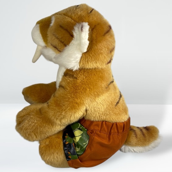 BAB Build a Bear Dino Sabertooth Tiger Cat Saber Tooth Stuffed Animal Plush 16" - Picture 3 of 8